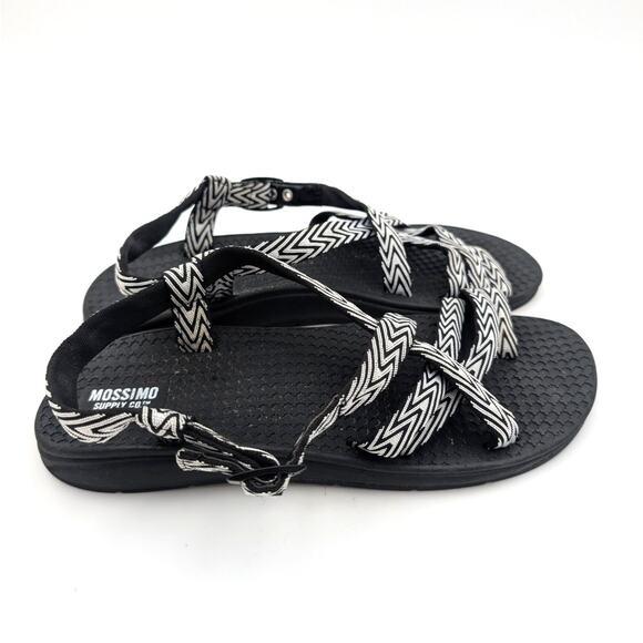 Chaco Z2 Classic Sport Sandal Women's Black Cream Chevron Size US8 EU39 - Picture 3 of 10